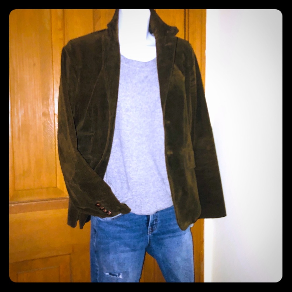 GUC J. Crew Corduroy Blazer Size 0
